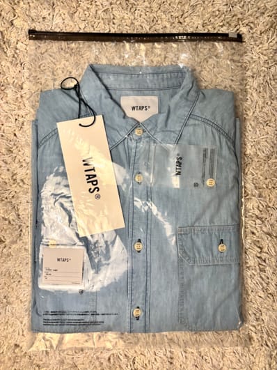 WTAPS CB / LS / Cotton Chambray "Indigo" 242WVDT-SHM02