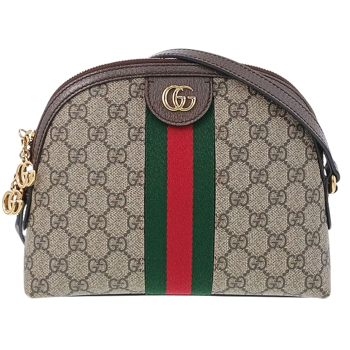 GUCCI グッチ オフディア GGショルダーバッグ ショルダーバッグ 499621 GGスプリームキャンバス ブラウン ベージュ レディース【中古】