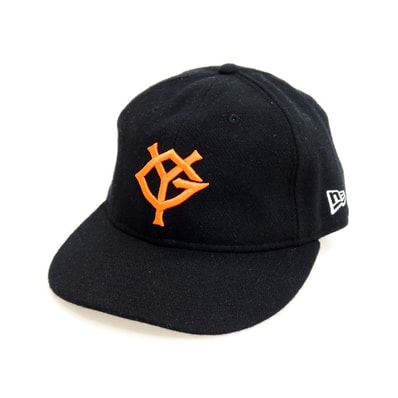 【中古】キス KITH × NEW ERA × 読売ジャイアンツ ベースボールキャップ 帽子 ブラックxオレンジ【メンズ】