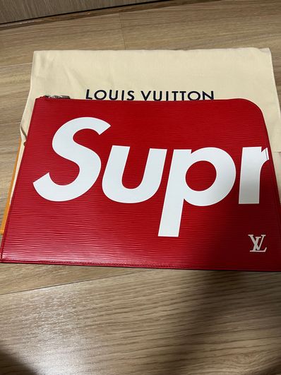Supreme / Louis Vuitton Pochette Jour GM "Red"
