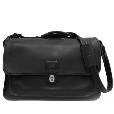 COACH コーチ ハンドバッグ オールドコーチ ヴィンテージ H9C-5180 メンズ メトロポリタン ターンロック グラブタンレザー フルグレインレザー ビジネス カーフ カバン 鞄 小物 ブラック 黒