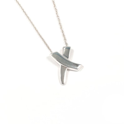 ティファニー ネックレス グラフィティ X キス パロマピカソ シル