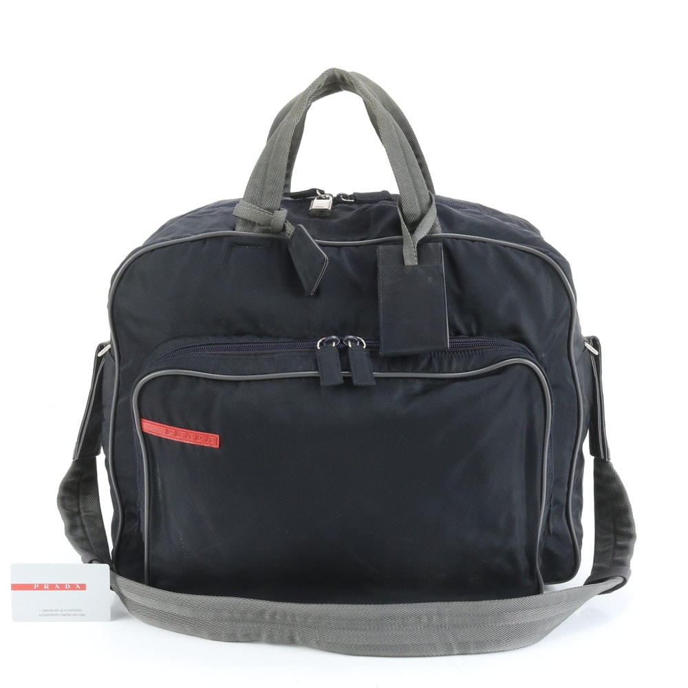 ■美品 プラダ テスート ナイロンプラダスポーツ V370 ボストン バッグ