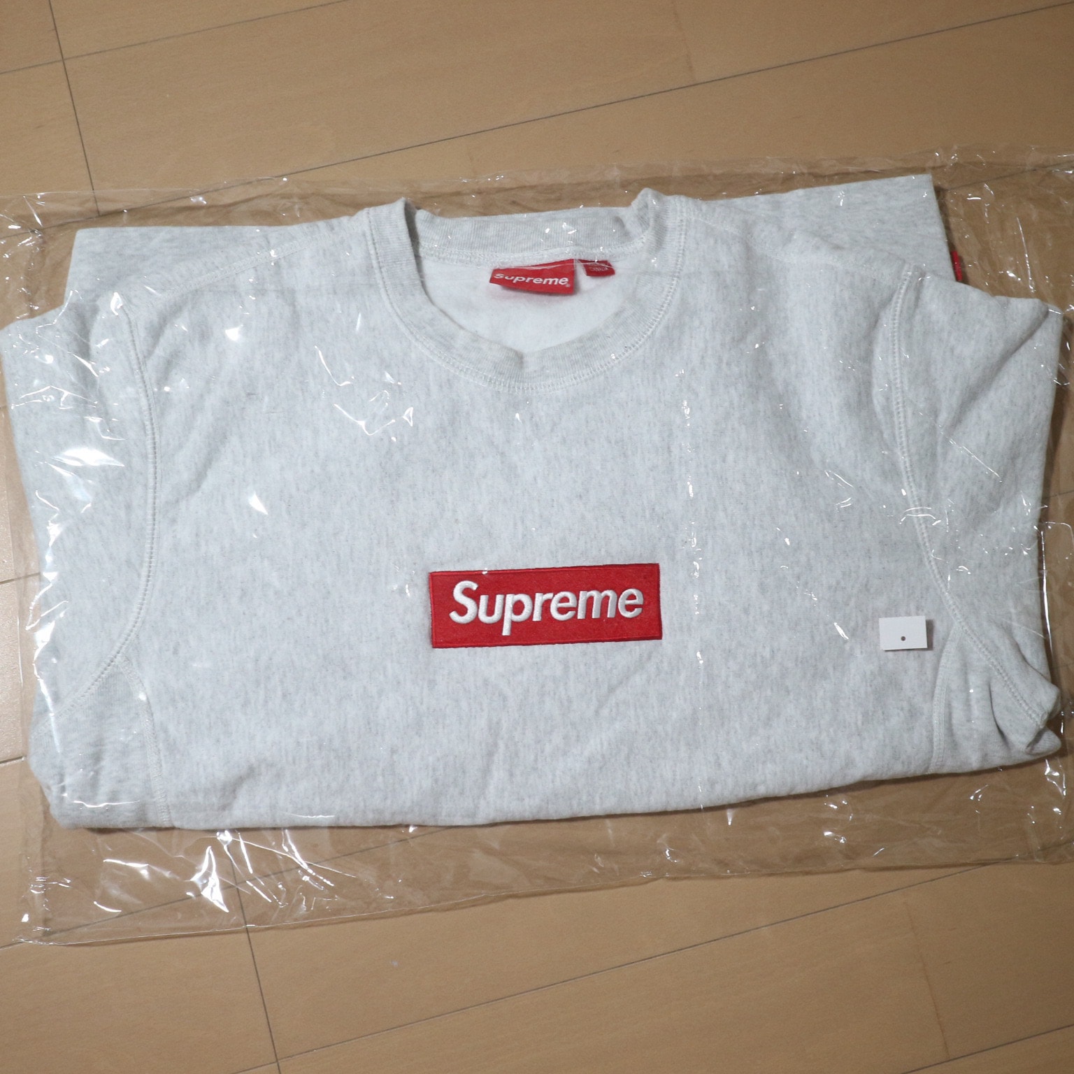 Supreme Box Logo Crewneck Sweatshirt "Ash Grey" (18FW)