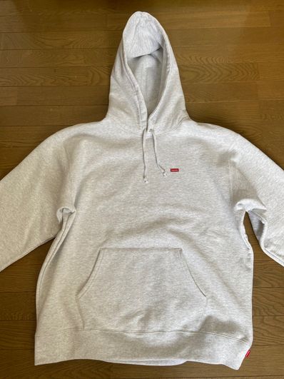 Supreme Small Box Hooded Sweatshirt "Ash Grey" (22SS)