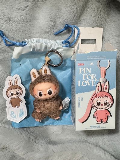 POP MART THE MONSTERS (LABUBU) Pin for Love Series-Vinyl Plush Pendant (N-Z) &