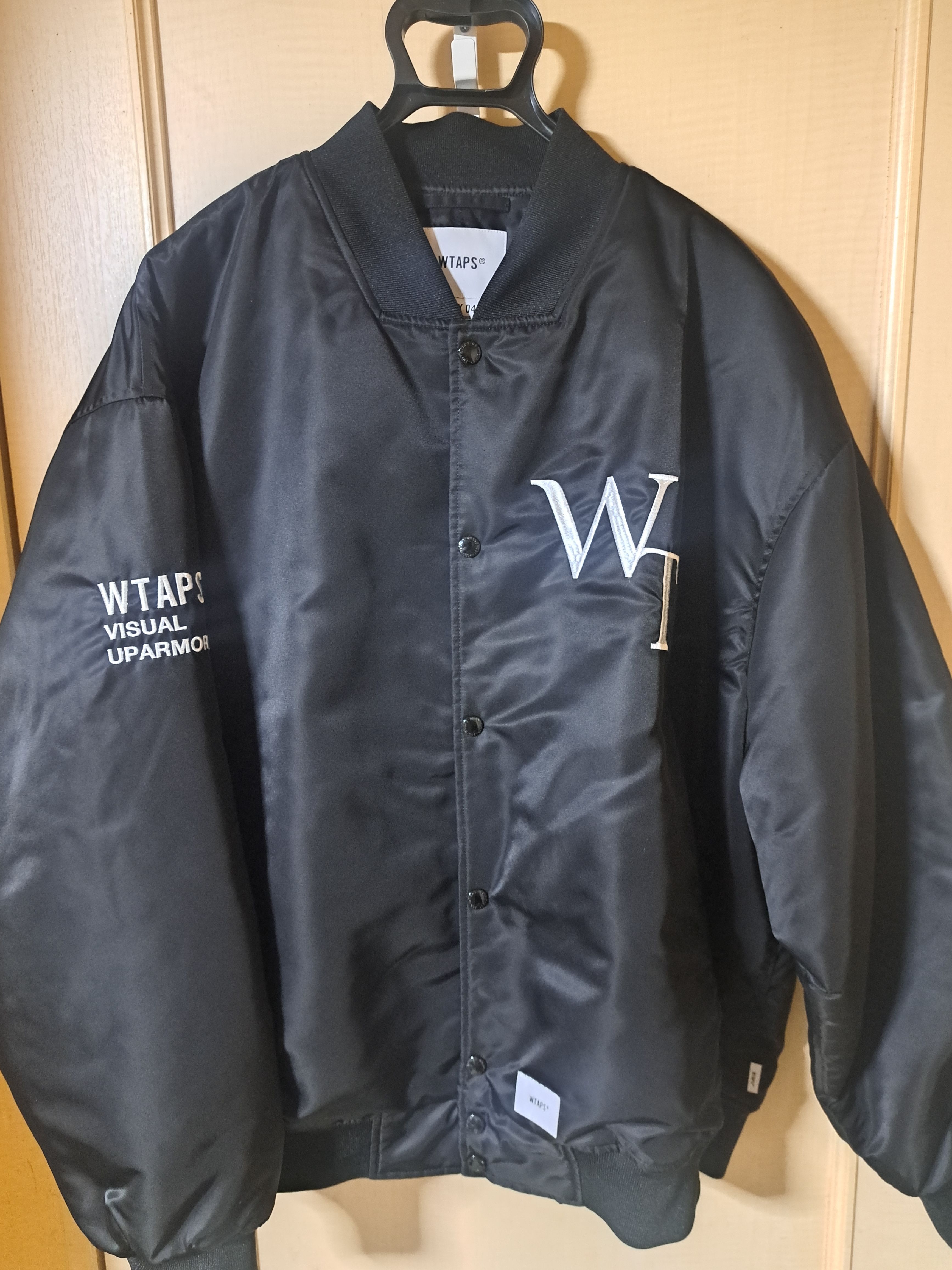 Wtaps Team / Jacket / Nylon. Twill. League "Black"