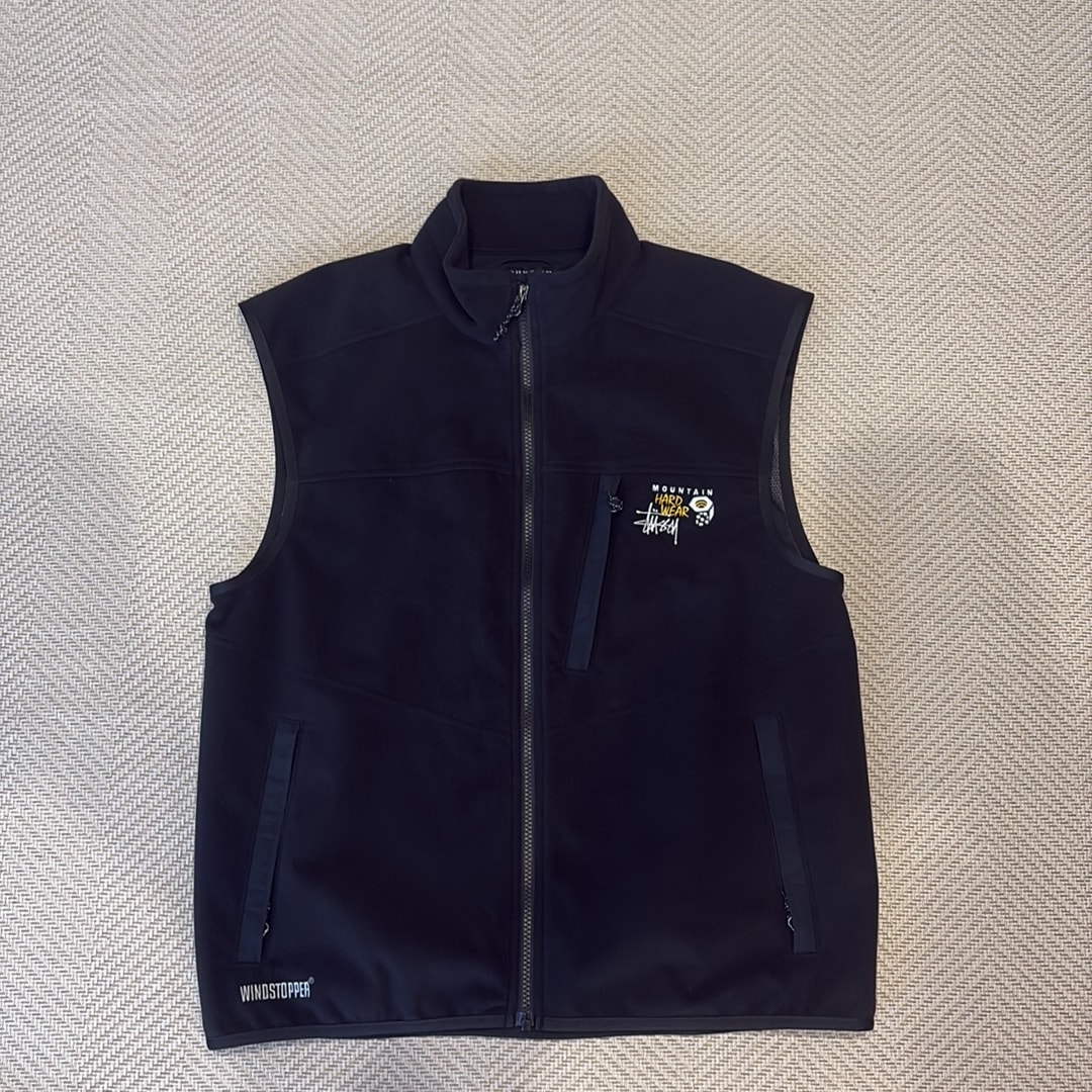 Stussy x Mountain Hardwear WINDSTOPPER Vest "Black"