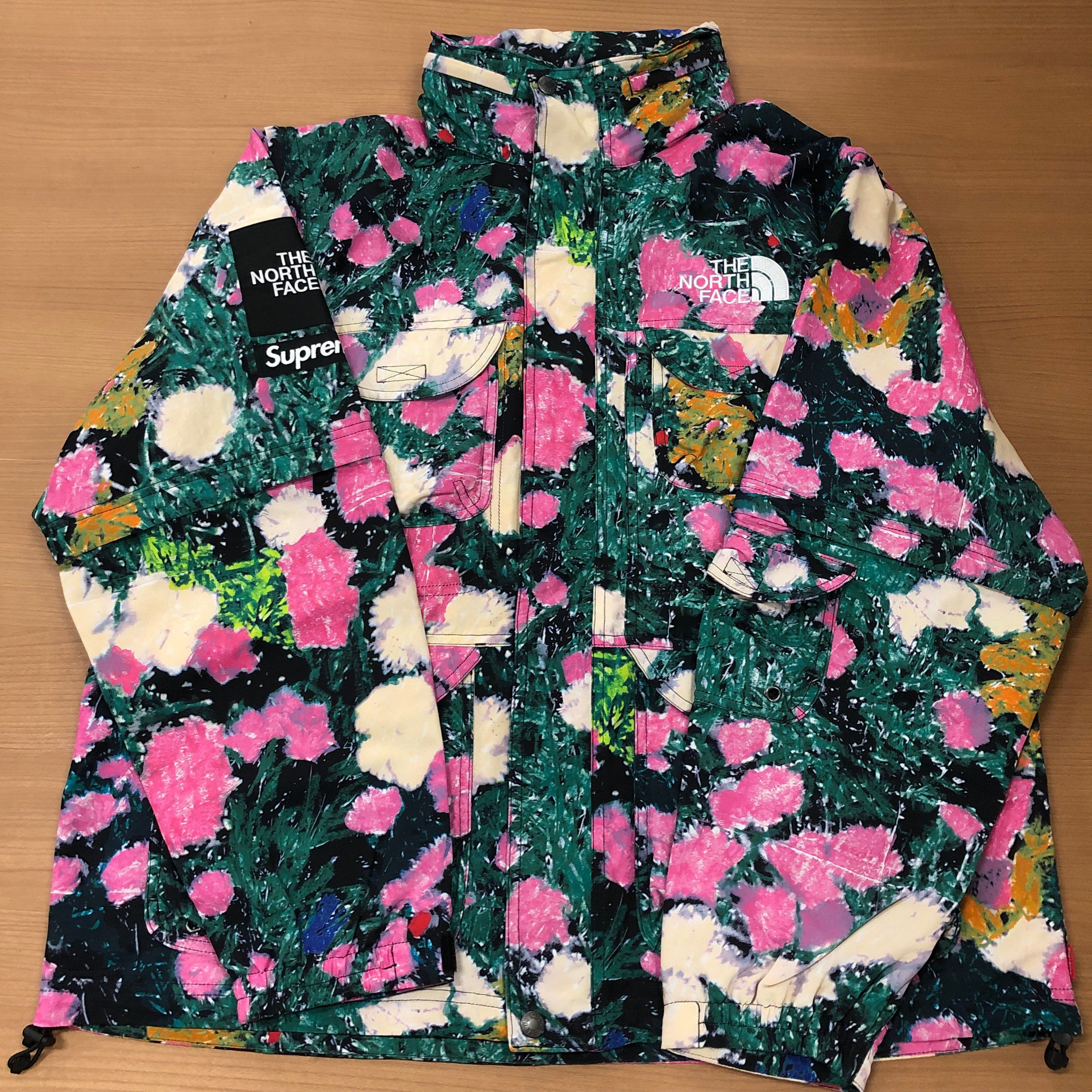 Supreme x The North Face Trekking Convertible Jacket "Flowers"