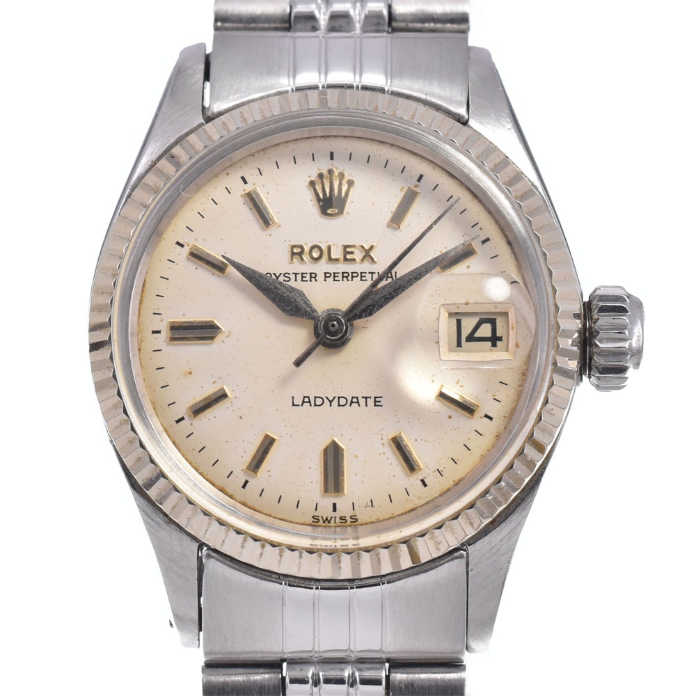 ロレックス ROLEX 6517 ヴィンテージ オイスターパーペチュアル Cal.1130 自動巻き レディース 良品 箱・保証書付き 腕時計 O#147756