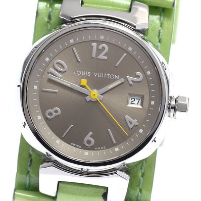 ★保 ルイ・ヴィトン タンブール デイト Q1212 レディース 【中古】