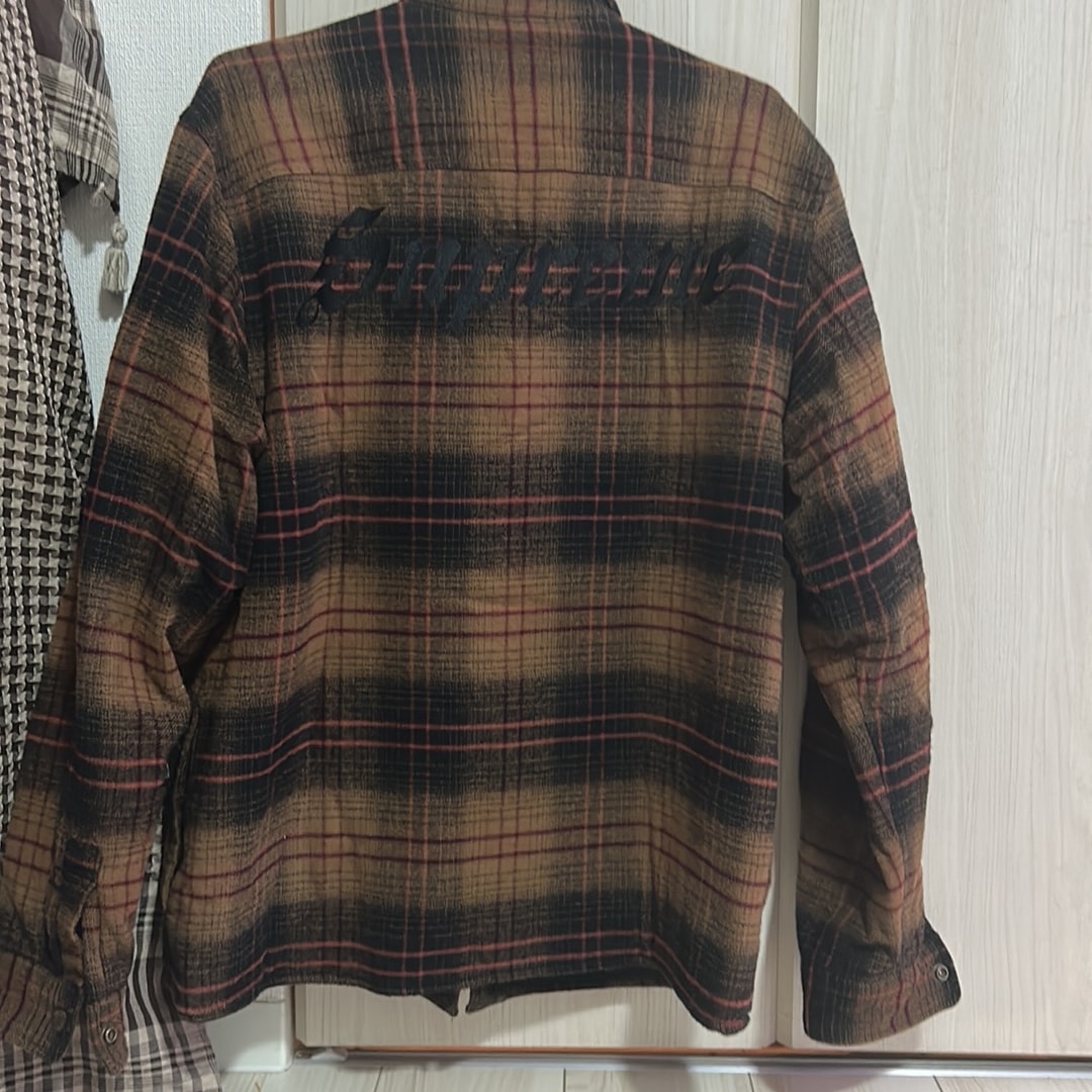 Supreme Lined Flannel Snap Shirt "Black"