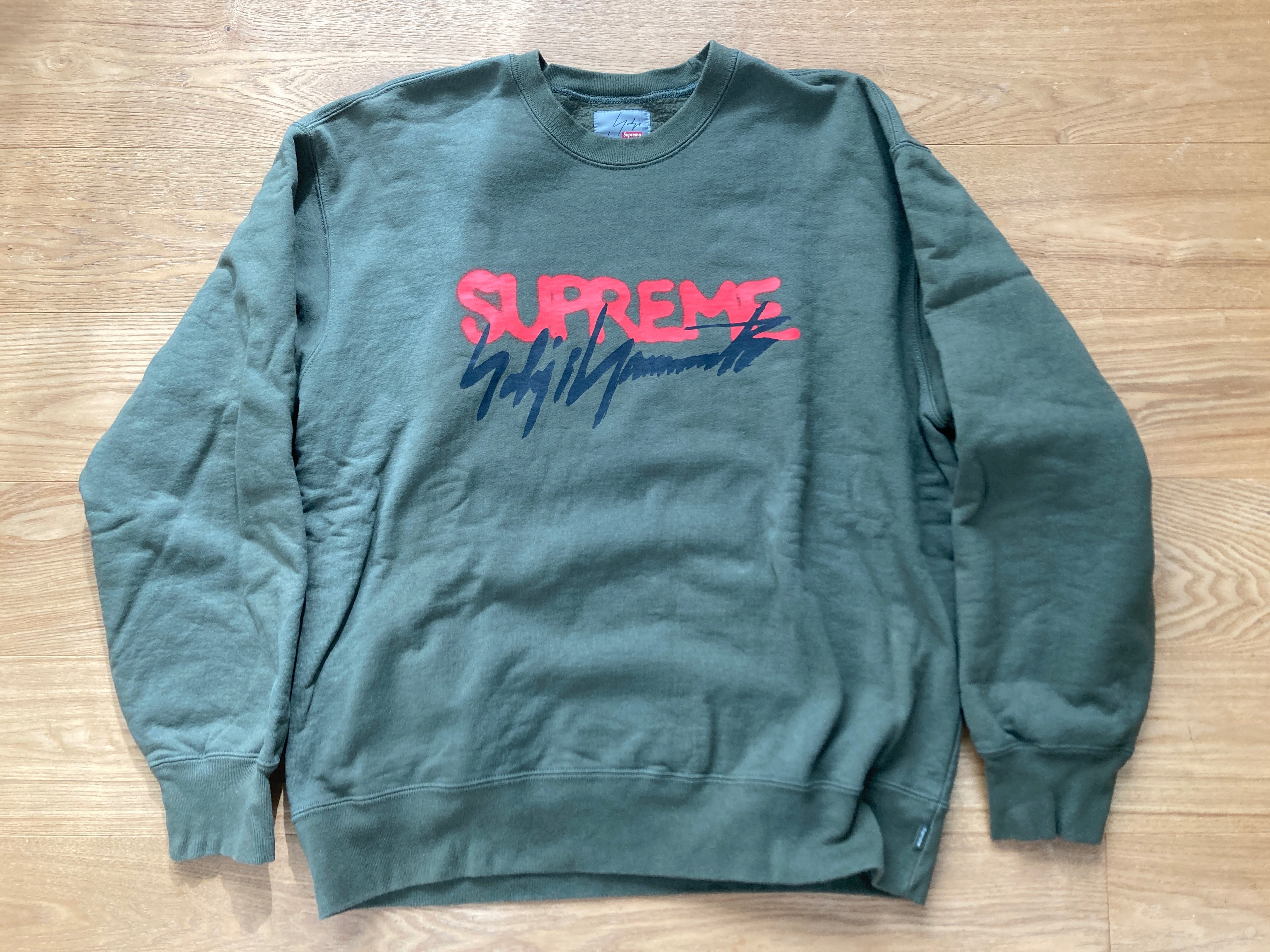 Supreme x Yohji Yamamoto Crewneck "Olive"