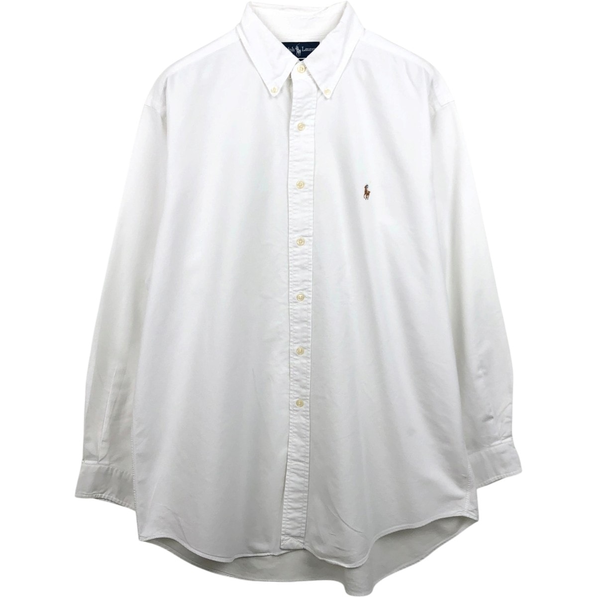 古着 ラルフローレン Ralph Lauren YARMOUTH 長袖 ボタンダウンシャツ メンズL相当/eaa676991