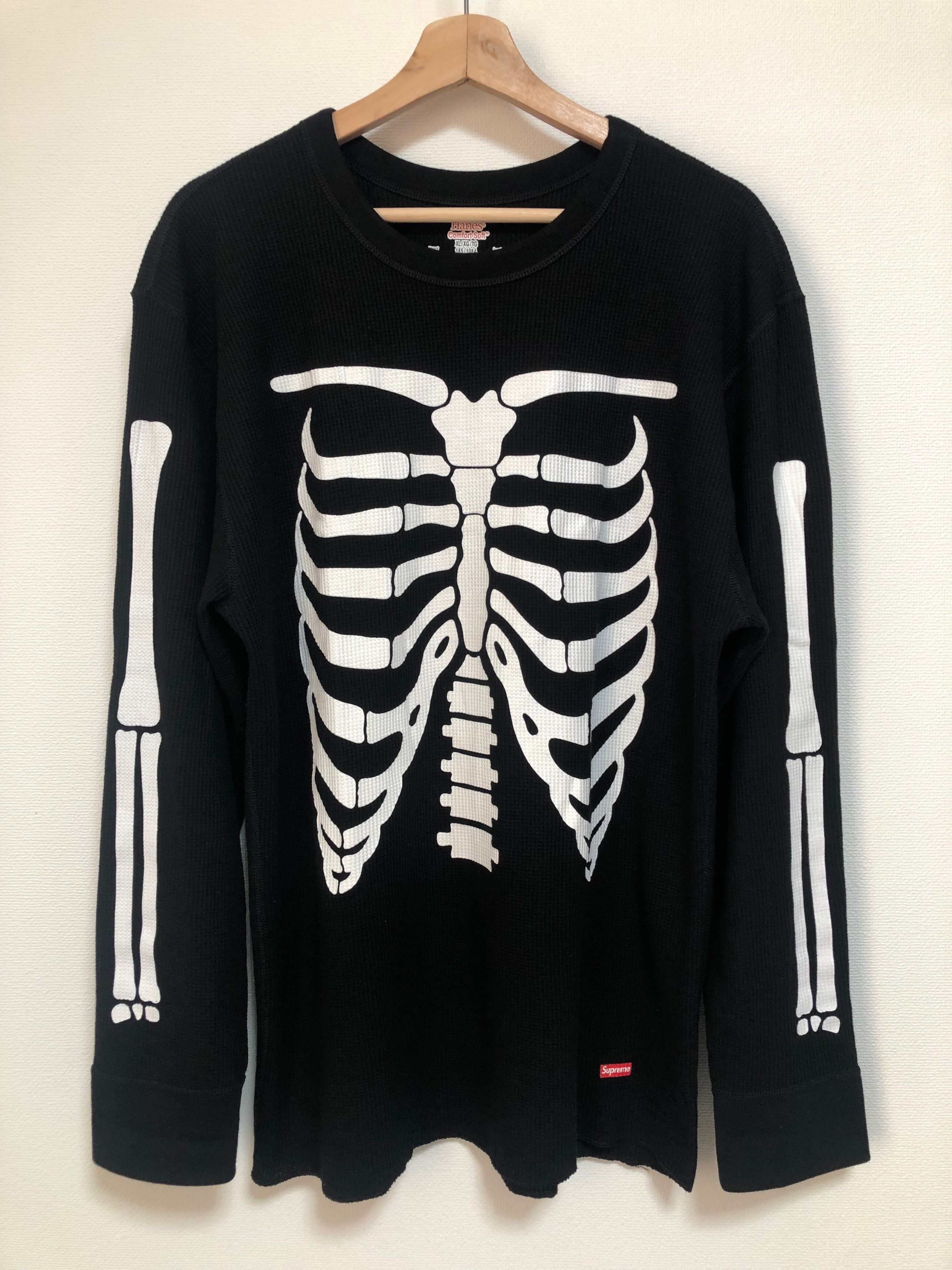 Supreme / Hanes Bones Thermal Crew (1 Pack) "Black"(21FW)