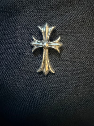 Chrome Hearts Small CH Cross Pendant "Silver"