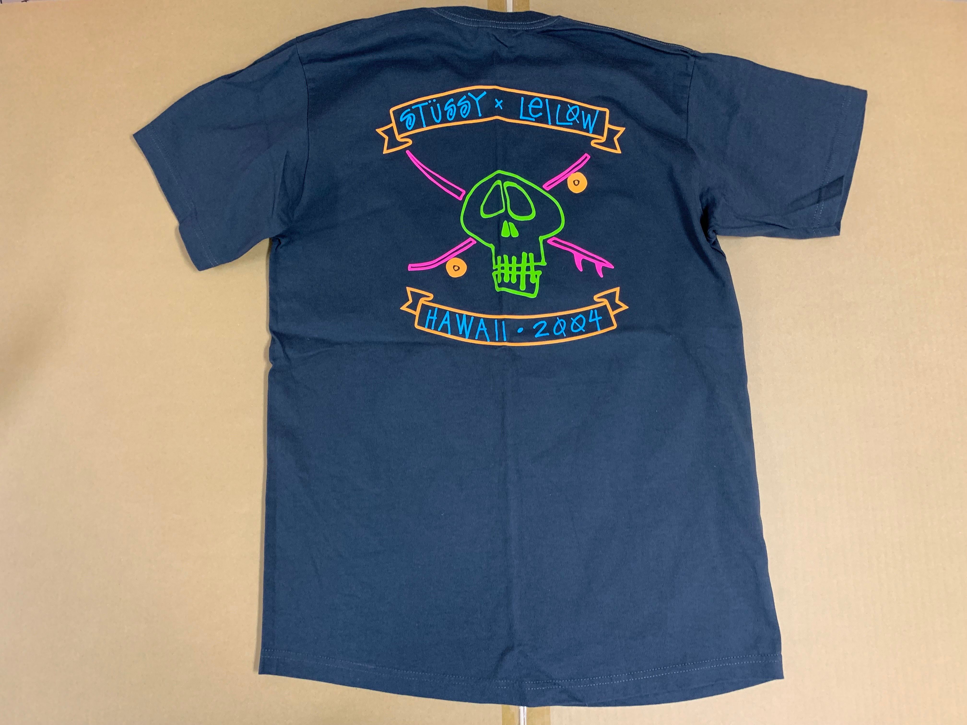 stussy tee tシャツ コラボ leilow