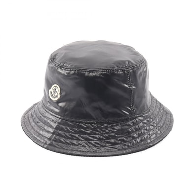 モンクレール MONCLER GENIUS 7 FRAGMENT HIROSHI FUJIWARA リバーシブル バケットハット 帽子 ナイロン コーデュロイ レディース ブラック系 3B00006 【中古】