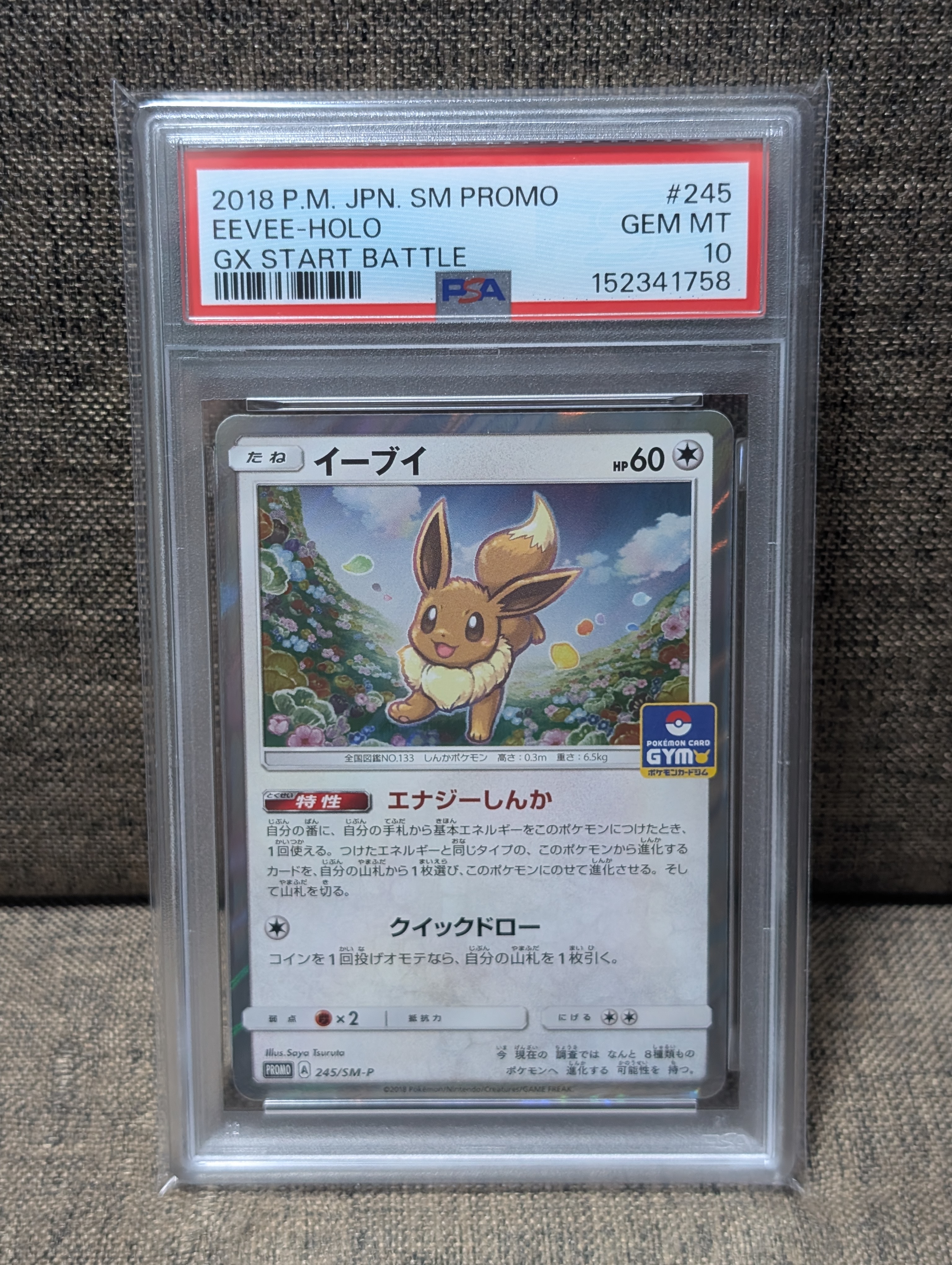 PSA10】イーブイ P [SM-P 245](プロモーションカード「GXスタート