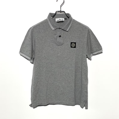 Stone Island Polo Shirt "Melange Grey"