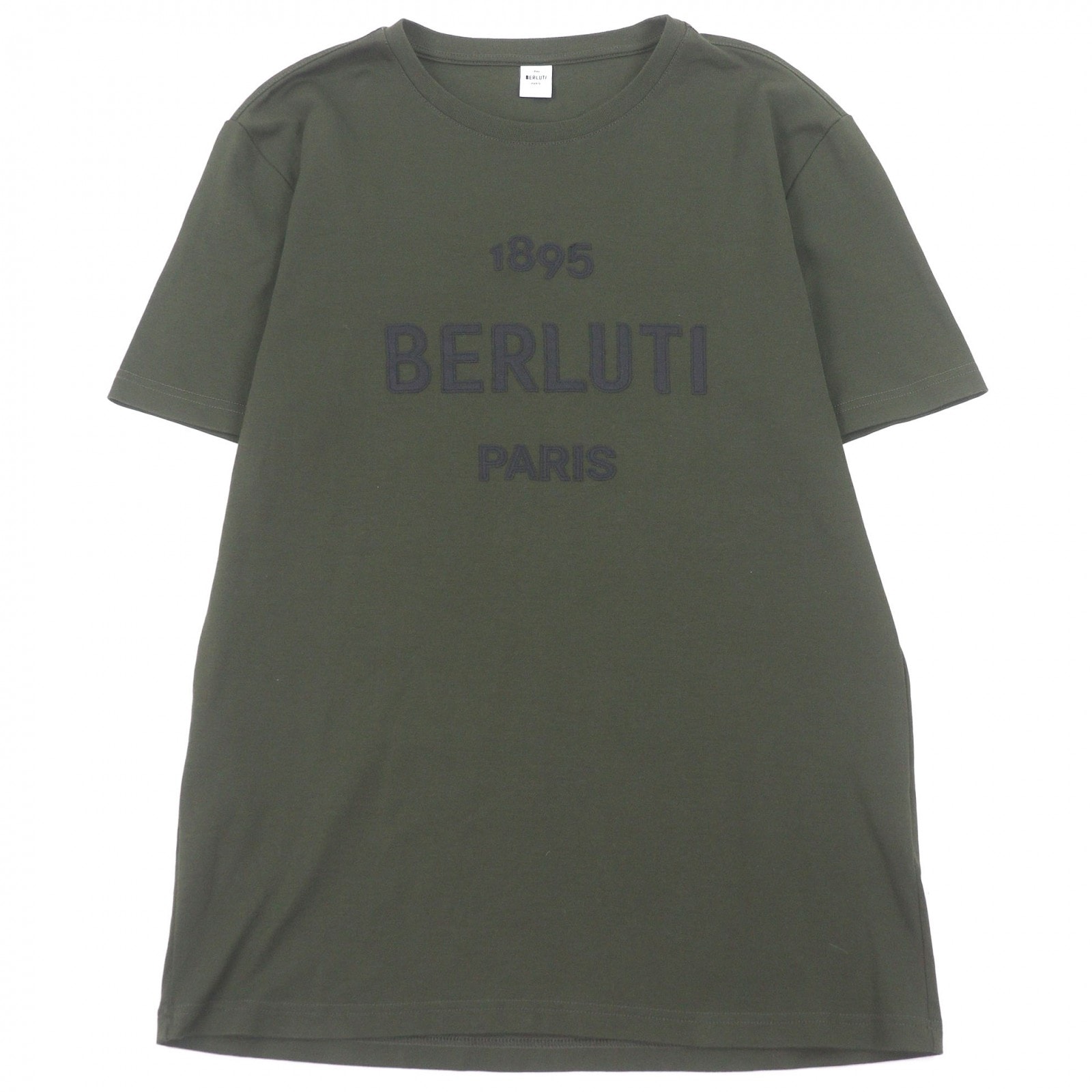 極美品 ベルルッティ 半袖Tシャツ カーキ メンズ S