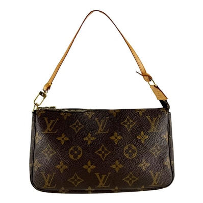 ルイ ヴィトン LOUIS VUITTON アクセサリーポーチ モノグラム ポシェット アクセソワール モノグラムキャンバス ブラウン レディース M51980【中古】 z10314