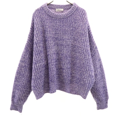 Mila Owen ミラオーウェン 長袖 セーター 1 パープル ニット