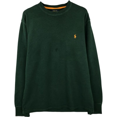 古着 ラルフローレン Ralph Lauren POLO RALPH LAUREN サーマルロンT ハニカム メンズL相当/eaa616205