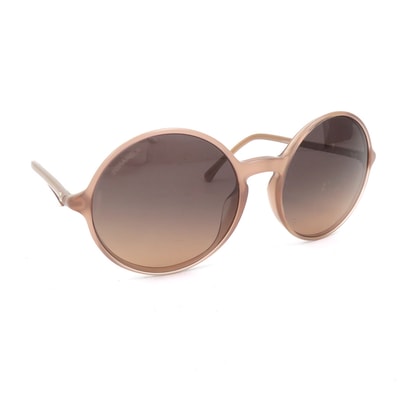 シャネル CHANEL サングラス プラスチック ベージュ レディース【中古】 56541a