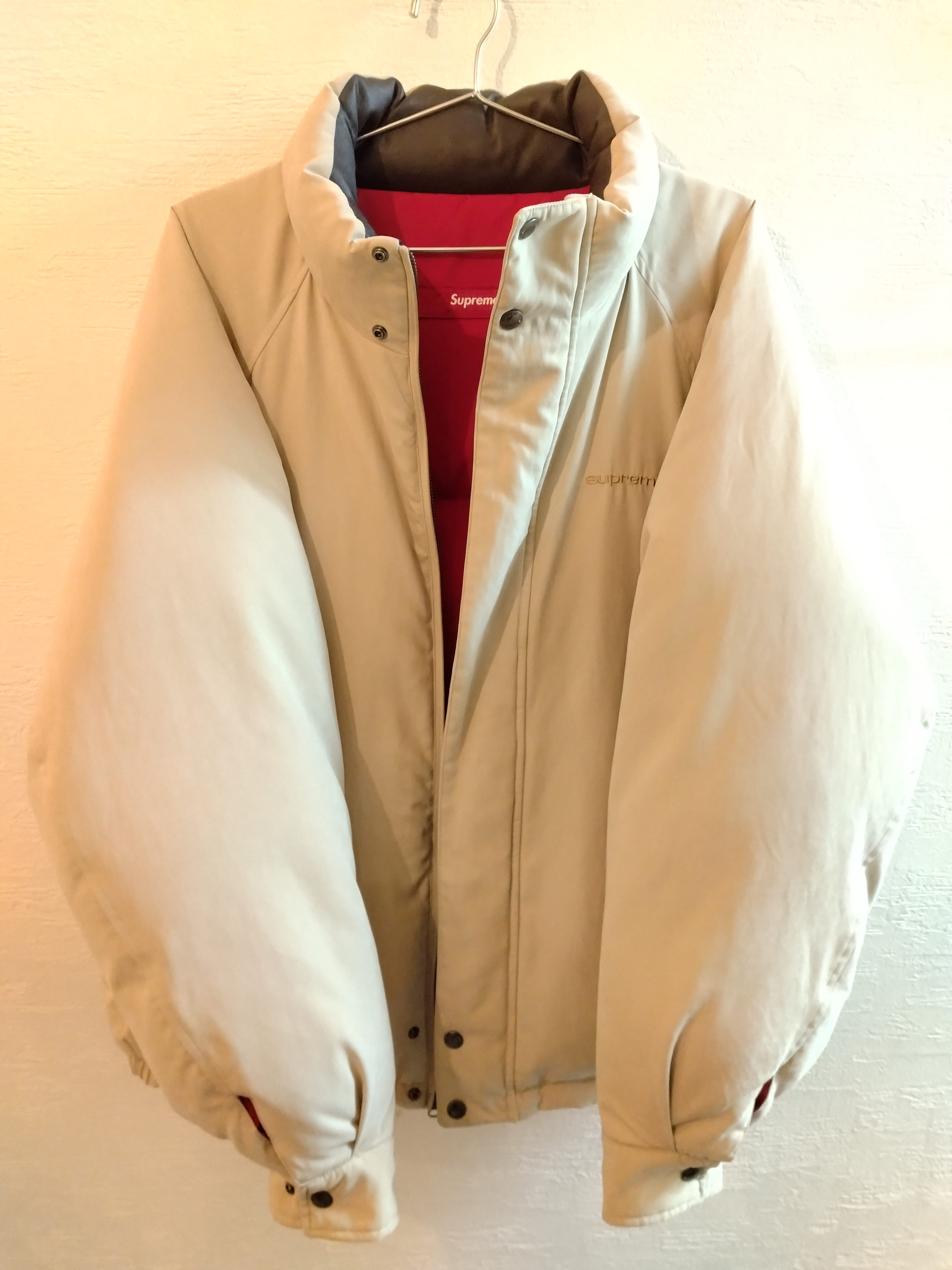 Supreme Reversible Down Puffer Jacket "Tan"