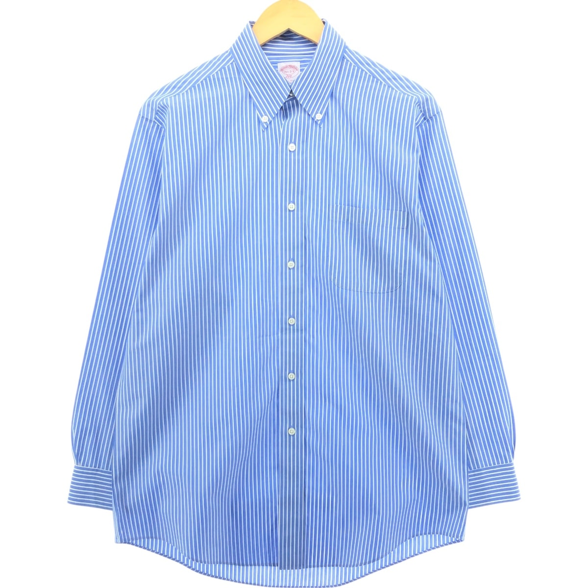 古着 ブルックスブラザーズ Brooks Brothers 346 長袖 ストライプシャツ メンズM相当/eaa544971