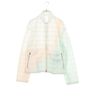 エルメス HERMES ブルゾン 衣料品 アウター ポリエステル ホワイト メンズ ホワイト系 / マルチカラー 【中古】