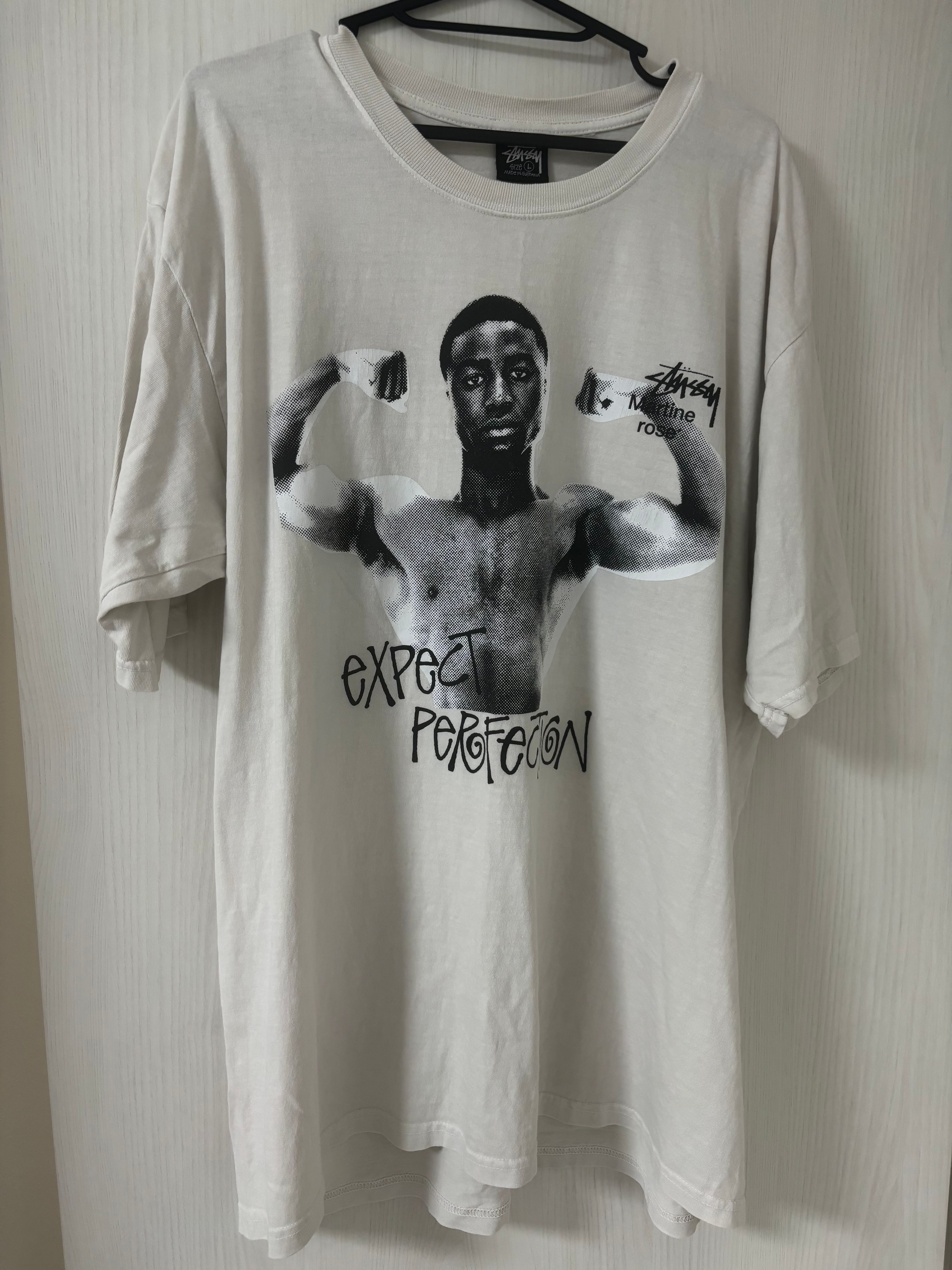 Stussy x Martine Rose Stand Firm Pigment Dyed Tee "Natural"