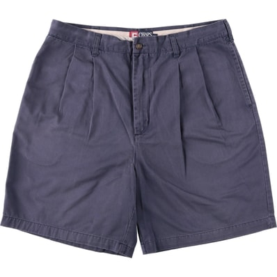 古着 ラルフローレン Ralph Lauren CHAPS チャップス ツータック チノショーツ ショートパンツ メンズw36相当/eaa660207