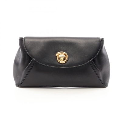 カルティエ CARTIER パンテール セカンドバッグ クラッチバッグ バッグ レザー レディース ブラック系 【中古】