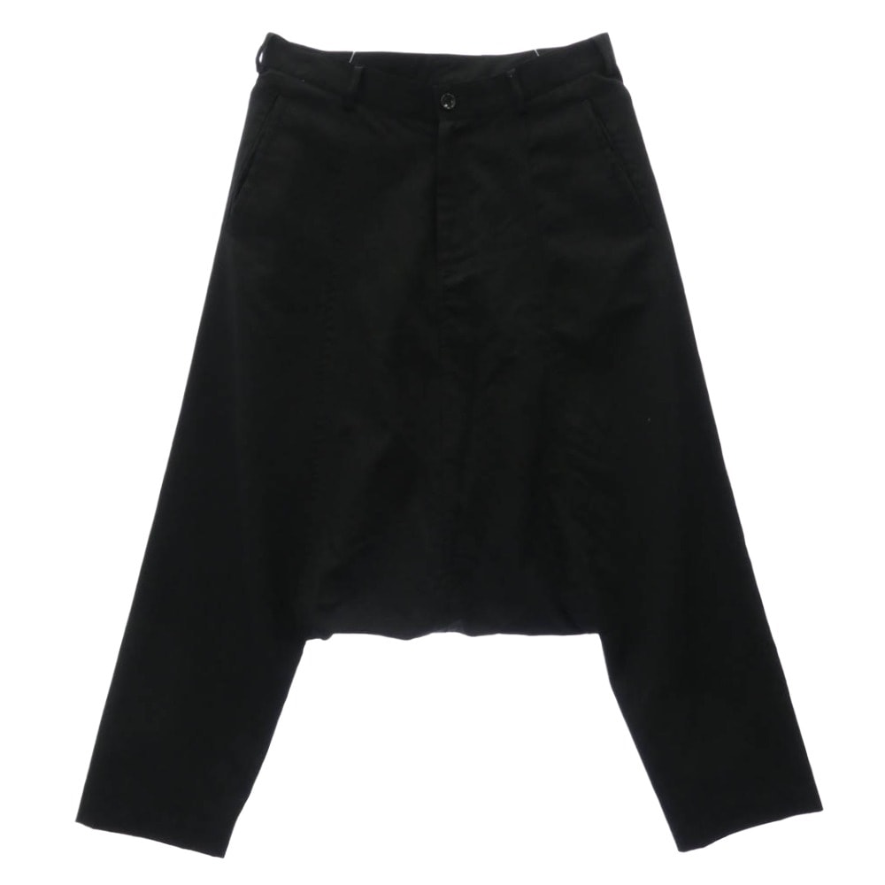 BLACK COMME des GARCONS ブラックコムデギャルソン パンツ 1C-P008 AD2014 ウール サルエル パンツ ブラック系 M【中古】