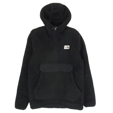 THE NORTH FACE ノースフェイス ジャケット NP02002Z CAMPSHIRE PULLOVER HOODIE プルオーバー フリース アノラック パーカー ブラック系 XS【中古】