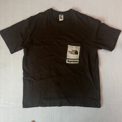 Supreme x The North Face Printed Pocket Tee "Black"