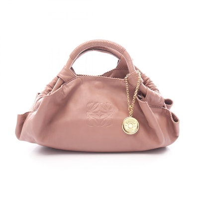 ロエベ LOEWE ナッパアイレ ハンドバッグ バッグ レザー レディース ブラウン系 【中古】