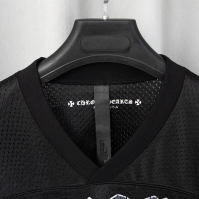 Chrome Hearts Mesh Warm Up Jersey L/S Cut Saw "Black"