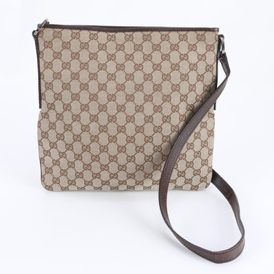 ■美品 グッチ GGキャンバス 113013 ショルダーバッグ