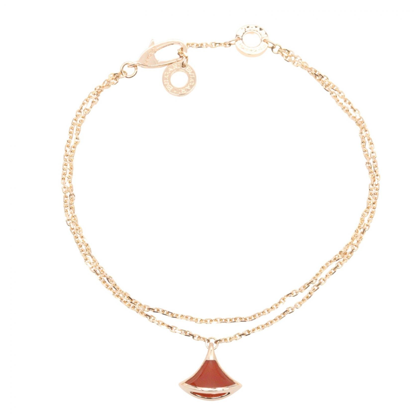 ブルガリ BVLGARI ディーヴァドリーム SM カーネリアン ブレスレット ブレスレット アクセサリー K18PG(ピンクゴールド) カーネリアン レディース ゴールド系 / レッド系 358419 【中古】