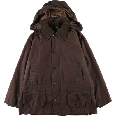 古着 00年代~ バブアー Barbour BEDALE ビデイル 3ワラント フード付き ワックスコットン オイルドジャケット 英国製 メンズL相当/eaa459817