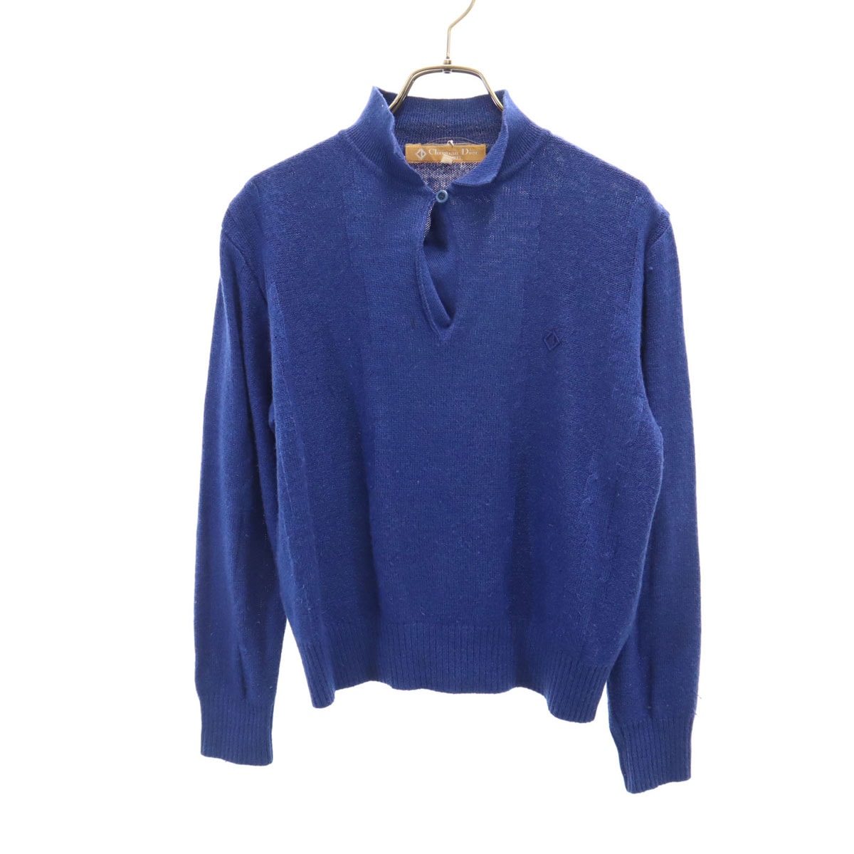 Christian Dior SPORTS クリスチャンディオールスポーツ 80s 90s オールド 長袖 ニット M 青紺系 セーター