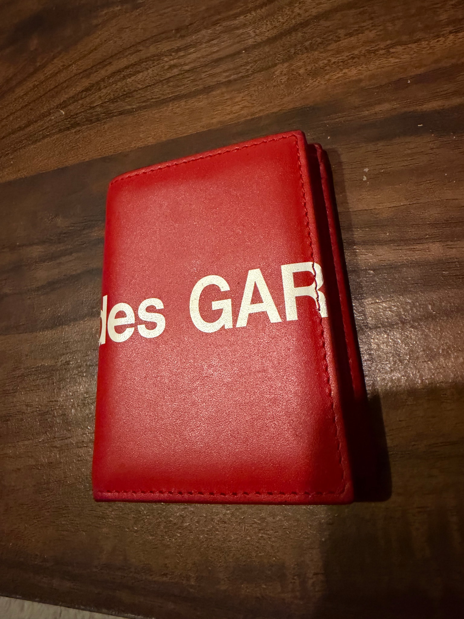 COMME des GARCONS Wallet Huge Logo "Red"