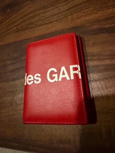 COMME des GARCONS Wallet Huge Logo "Red"