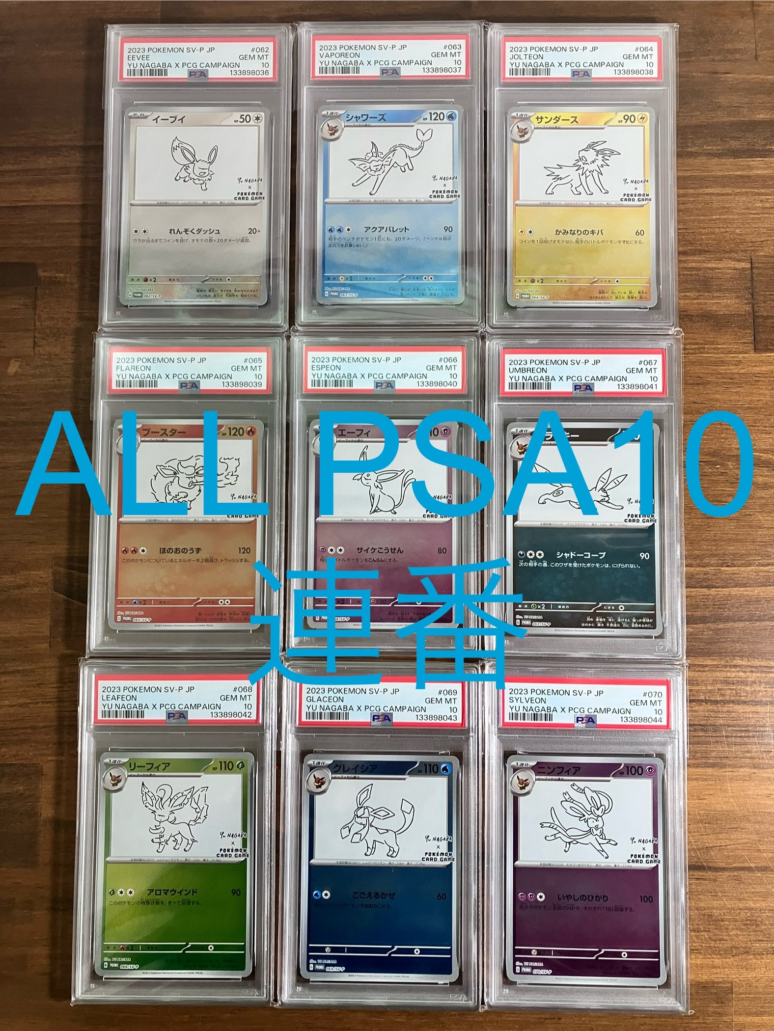 ポケモンカードゲーム YU NAGABA × ポケモンカードゲーム イーブイズ 全種セット: プロモ [SV-P ](「YU NAGABA×ポケモンカードゲーム」プロモーションカード「SV-P」)