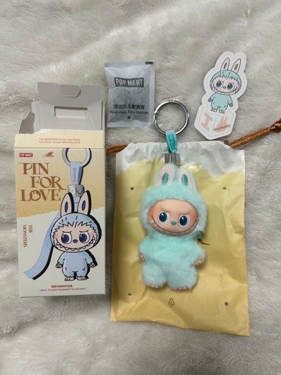 POP MART THE MONSTERS (LABUBU) Pin for Love Series-Vinyl Plush Pendant (A-M) I
