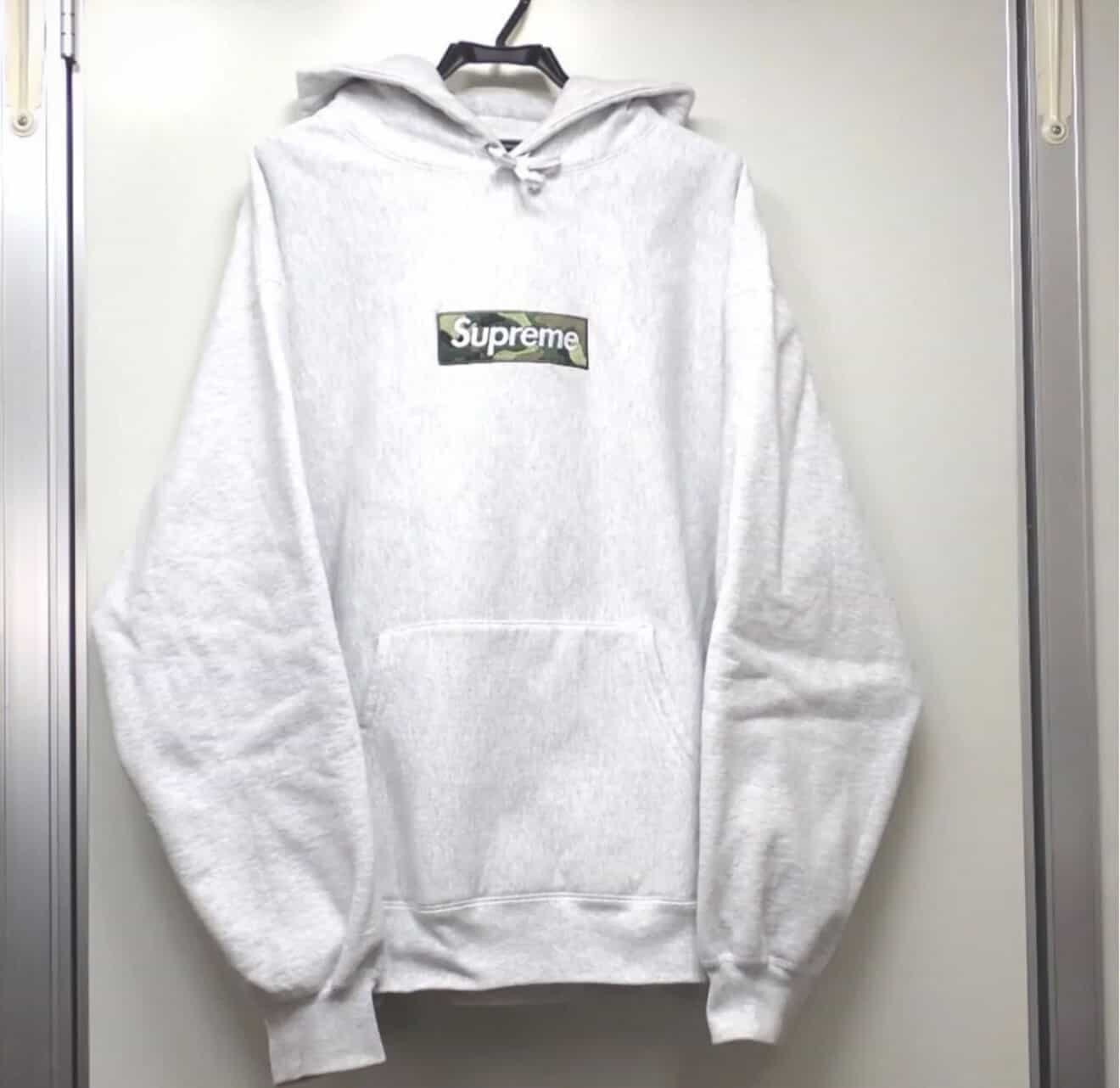 Supreme Box Logo Hooded Sweatshirt "Ash Grey" (23FW)