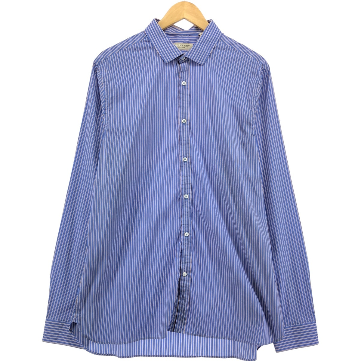古着 バーバリー Burberry's LONDON ストライプ柄 長袖 ストライプシャツ メンズXL相当/eaa560168